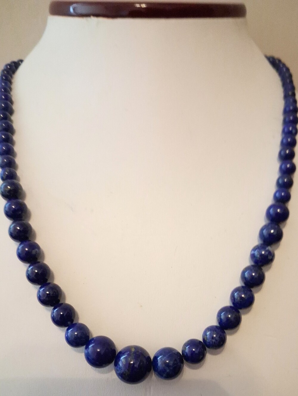 Jay King Mine Finds DTR .925 Lapis Lazuli Graduated Gemstone Beaded Necklace